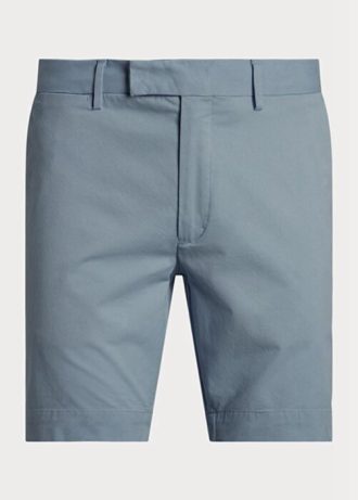 Blå Ralph Lauren Stretch Chino-shorts med smal passform för män