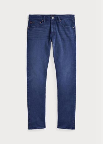 Blå Ralph Lauren Sullivan Slim Stretch Jeans för män