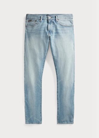 Blå Ralph Lauren Sullivan Slim Stretch Jeans för män