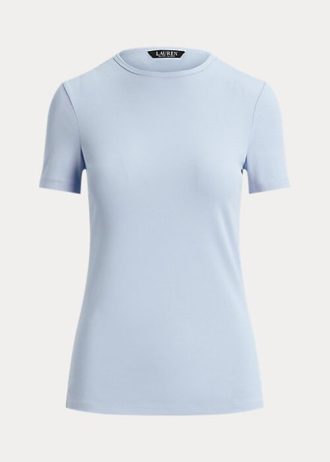 Blå Ralph Lauren T-shirts i stretchig bomull för kvinnor