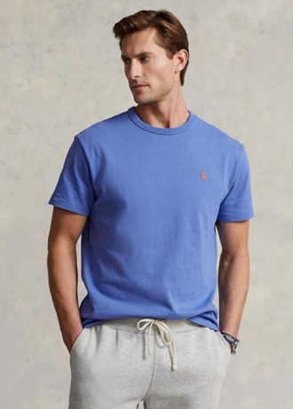 Blå Ralph Lauren T-shirts med klassisk passform för män