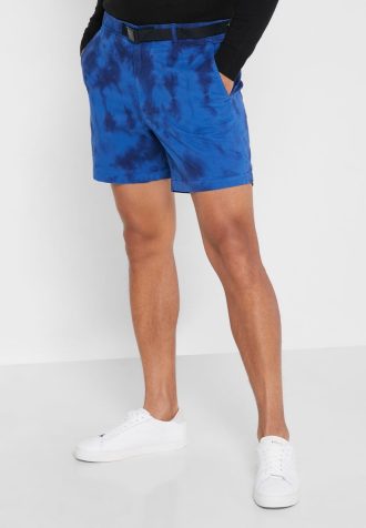 Blå Ralph Lauren Tie Dye Cargo Shorts för män
