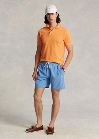 Blå Ralph Lauren Traveler badbyxor för män