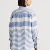 Blå/vita Ralph Lauren randiga linneskjortor i överdimensionerad storlek Blå/vita Ralph Lauren randiga linneskjortor i överdimensionerad storlek