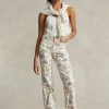 Blomma Ralph Lauren Jenn Flare Jeans med blommönster för kvinnor Blomma Ralph Lauren Jenn Flare Jeans med blommönster för kvinnor
