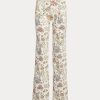 Blomma Ralph Lauren Jenn Flare Jeans med blommönster för kvinnor Blomma Ralph Lauren Jenn Flare Jeans med blommönster för kvinnor