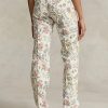 Blomma Ralph Lauren Jenn Flare Jeans med blommönster för kvinnor Blomma Ralph Lauren Jenn Flare Jeans med blommönster för kvinnor