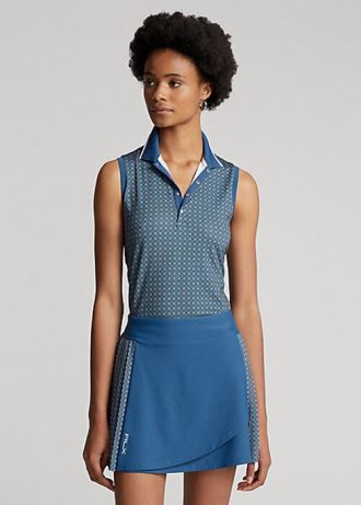Blomma Ralph Lauren Performance ärmlösa skjortor för kvinnor