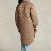 Brun dam Ralph Lauren Oversize Vattenavvisande vadderade kappor Brun dam Ralph Lauren Oversize Vattenavvisande vadderade kappor