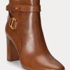 Bruna dam Ralph Lauren Madelyn Burnished läderboots Bruna dam Ralph Lauren Madelyn Burnished läderboots
