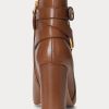 Bruna dam Ralph Lauren Madelyn Burnished läderboots Bruna dam Ralph Lauren Madelyn Burnished läderboots