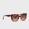 Bruna Ralph Lauren 0Ra5254 Butterfly Solglasögon för kvinnor