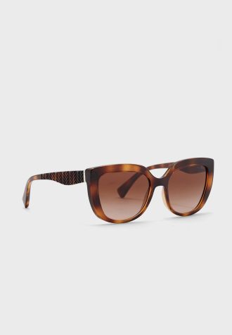 Bruna Ralph Lauren 0Ra5254 Butterfly Solglasögon för kvinnor