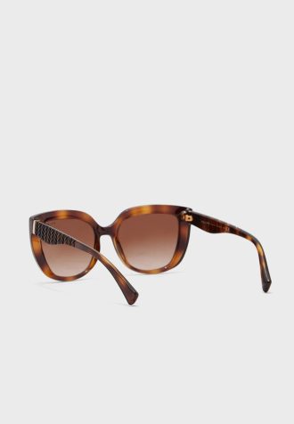 Bruna Ralph Lauren 0Ra5254 Butterfly Solglasögon för kvinnor