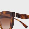 Bruna Ralph Lauren 0Ra5254 Butterfly Solglasögon för kvinnor