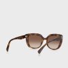 Bruna Ralph Lauren 0Ra5254 Butterfly Solglasögon för kvinnor
