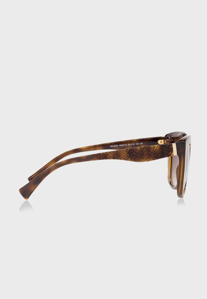 Bruna Ralph Lauren 0Ra5254 Butterfly Solglasögon för kvinnor