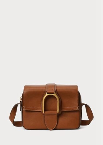 Bruna Ralph Lauren Calfskin Welington Crossbody-väskor för kvinnor