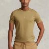 Bruna Ralph Lauren Custom Slim Fit T-shirts med rund hals för män Bruna Ralph Lauren Custom Slim Fit T-shirts med rund hals för män