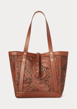 Bruna Ralph Lauren handverktygsväskor i läder för kvinnor