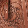 Bruna Ralph Lauren handverktygsväskor i läder för kvinnor Bruna Ralph Lauren handverktygsväskor i läder för kvinnor