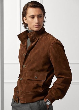 Bruna Ralph Lauren Hayworth mockajackor för män