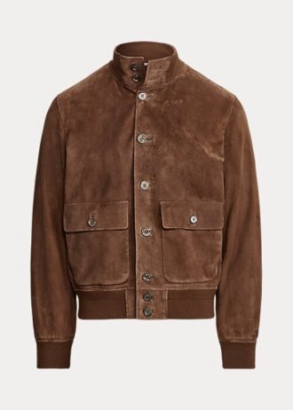Bruna Ralph Lauren Hayworth mockajackor för män
