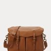 Bruna Ralph Lauren Heritage Messenger-väskor i läder för män