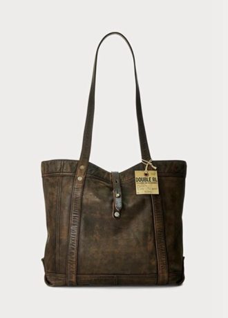 Bruna Ralph Lauren läderväskor för män