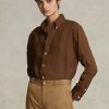 Bruna Ralph Lauren linneskjortor med avslappnad passform för kvinnor Bruna Ralph Lauren linneskjortor med avslappnad passform för kvinnor