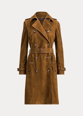 Bruna Ralph Lauren mockakappor för kvinnor