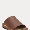 Bruna Ralph Lauren nitsandaler i läder i kalvskinn Bruna Ralph Lauren nitsandaler i läder i kalvskinn
