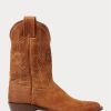 Bruna Ralph Lauren Plainview Cowboystövlar i mocka för män Bruna Ralph Lauren Plainview Cowboystövlar i mocka för män