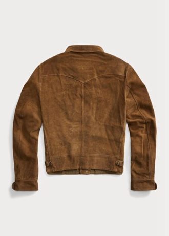 Bruna Ralph Lauren Roughout Mockajackor för män