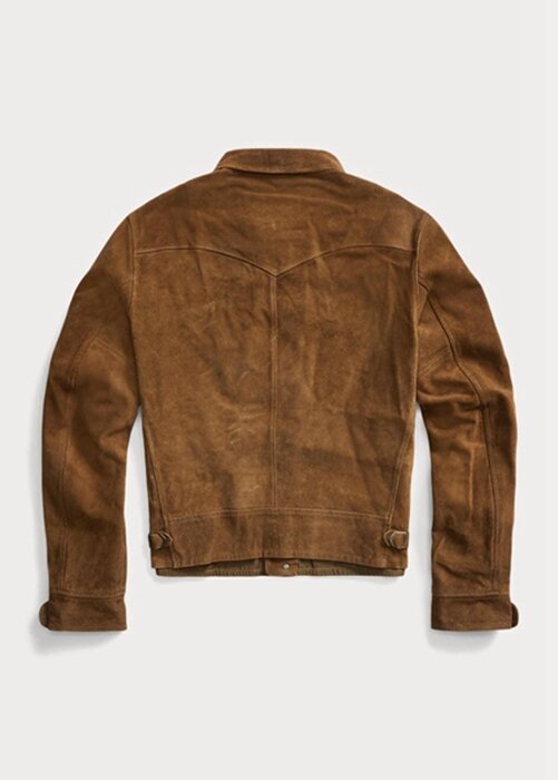 Bruna Ralph Lauren Roughout Mockajackor för män Bruna Ralph Lauren Roughout Mockajackor för män