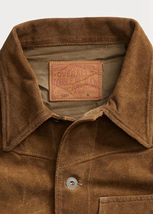 Bruna Ralph Lauren Roughout Mockajackor för män Bruna Ralph Lauren Roughout Mockajackor för män