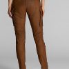 Bruna Ralph Lauren skinnbyxor i skinn för kvinnor Bruna Ralph Lauren skinnbyxor i skinn för kvinnor