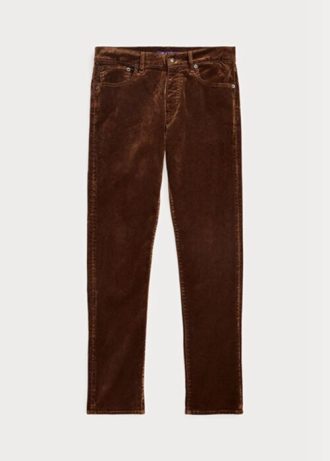 Bruna Ralph Lauren Slim Fit Stretch Velvet Jeans för män