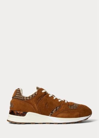 Bruna Ralph Lauren Trackster 200 Harris Tweed® sneakers för män