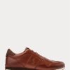 Bruna Ralph Lauren Train 85 lädersneakers för män Bruna Ralph Lauren Train 85 lädersneakers för män