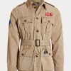 Bruna Ralph Lauren Twill-jackor med bälte för män Bruna Ralph Lauren Twill-jackor med bälte för män
