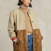 Bruna Ralph Lauren vattenavvisande hybridrockar med bälte för kvinnor