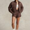 Bruna Ralph Lauren vattenavvisande quiltade jackor för kvinnor Bruna Ralph Lauren vattenavvisande quiltade jackor för kvinnor
