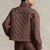 Bruna Ralph Lauren vattenavvisande quiltade jackor för kvinnor Bruna Ralph Lauren vattenavvisande quiltade jackor för kvinnor