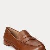 Bruna Ralph Lauren Wynnie Burnished Leathers Loafers för kvinnor Bruna Ralph Lauren Wynnie Burnished Leathers Loafers för kvinnor