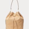 Buff Dam Ralph Lauren Nubuck Stor Andie Handväska Buff Dam Ralph Lauren Nubuck Stor Andie Handväska
