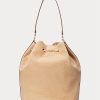 Buff Dam Ralph Lauren Nubuck Stor Andie Handväska Buff Dam Ralph Lauren Nubuck Stor Andie Handväska