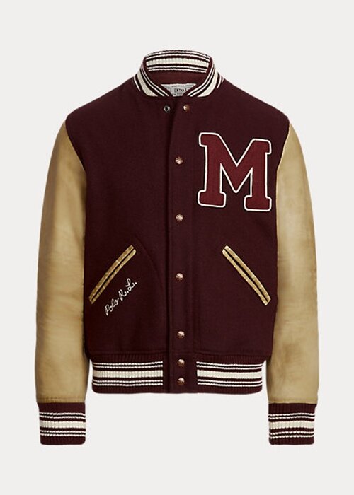 Burgundy Herr Ralph Lauren The Morehouse Collection Jackor Burgundy Herr Ralph Lauren The Morehouse Collection Jackor