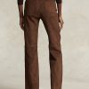 Choklad Kvinnors Ralph Lauren Lammskinn Mocka Patch-Pocket Flare Byxor Choklad Kvinnors Ralph Lauren Lammskinn Mocka Patch-Pocket Flare Byxor