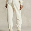 Cream Dam Ralph Lauren The Spelman Collection Fleeceträningsbyxor